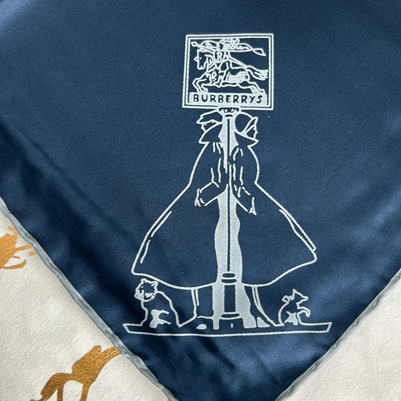 Vintage Burberry Silk Scarf - Picture 2 of 6